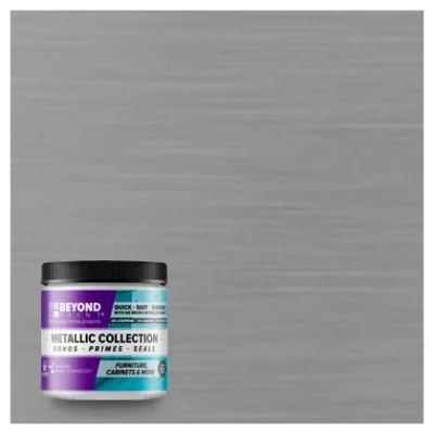 All-in-one Refinishing Paint For Furniture, Cabinets, Countertops, More, Metallic Silver, Pt.