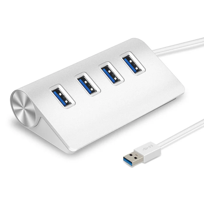 Aluminum 4-Port USB 3.0 Hub