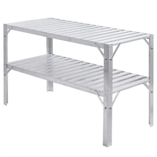 Aluminum Workbench Greenhouse Prepare Work Potting Table