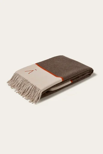 Aman Signature Cashmere Blanket – Brown