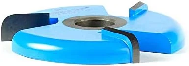 Amana Tool – 980 Carbide Tipped 3-Wing Raised Panel Back Cutter with Ball Bearing Rub Coll