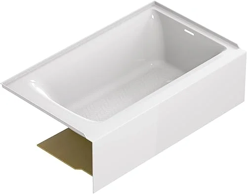 American Standard 2965102.020 Aspirations 60 x 36-Inch Alcove Bathtub, Right-Hand Drain, White