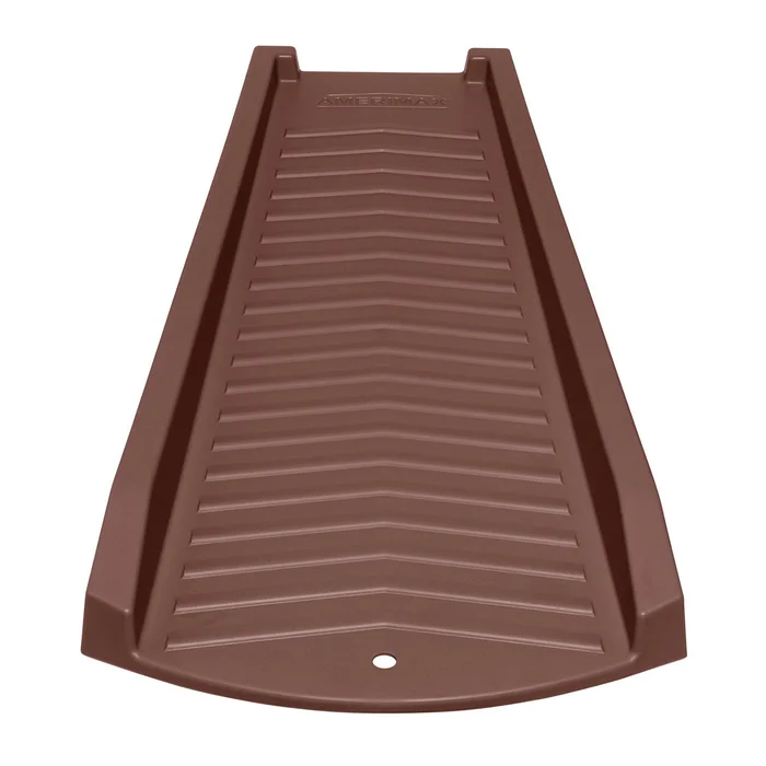 Amerimax 3001-12 Splash Block, 24 in L, 11-1/2 in W, Steel, Brown