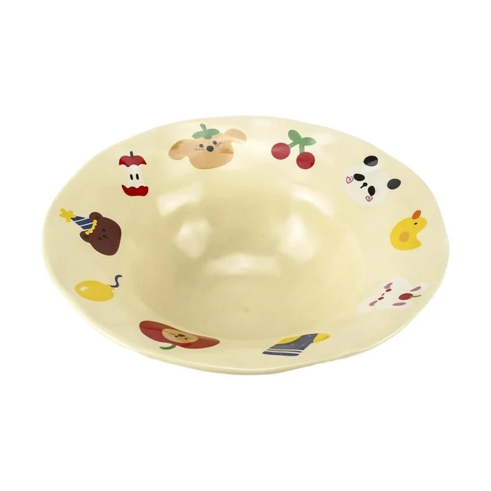 Animal Party Deep Plate 8″