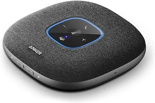 Anker PowerConf S3 MS Speakerphone with Microsoft Teams Certification, 6 Mics, Enhanced Voice Pickup, 24H Call Time, App Control, Bluetooth 5.3, USB C, Compatible with Leading Platforms, Home Office