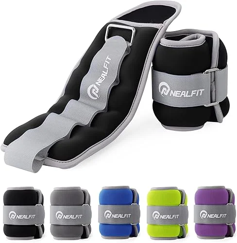 Ankle Weights for Men Women Kids, Leg Arm Wrist Weights with Adjustable Strap for Running, Gymnastics, Aerobics,Gym, Fitness