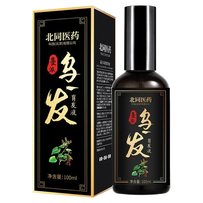 Anti-hair loss and hair growth Liquid: Ginger and Polygonum multiflorum for Hair growth 100ml per bottle