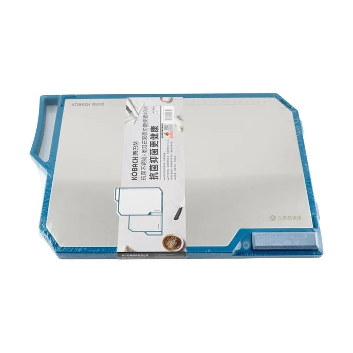 Antibacterial Double-Sided Cutting Board with Knife Sharpener 16cm