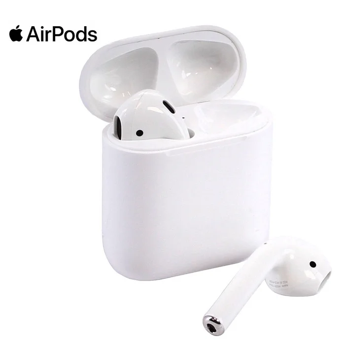 Apple® AirPods 2 with Wireless Charging Case & MFI Cable