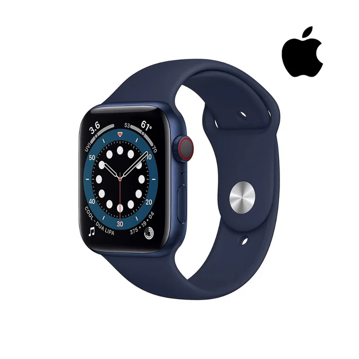 Apple® Watch Series 6, 4G LTE + GPS, 44mm – Blue Aluminum Case