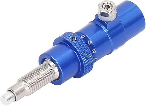 Archery Side Cushion, Aluminum Alloy Shock Absorption Arrow Cushion Plunger for Recurve Bow Accessories(Black) Shooting, Archery Supplies