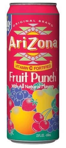 Arizona Fruit Punch, 23-Ounce (Pack of 24)