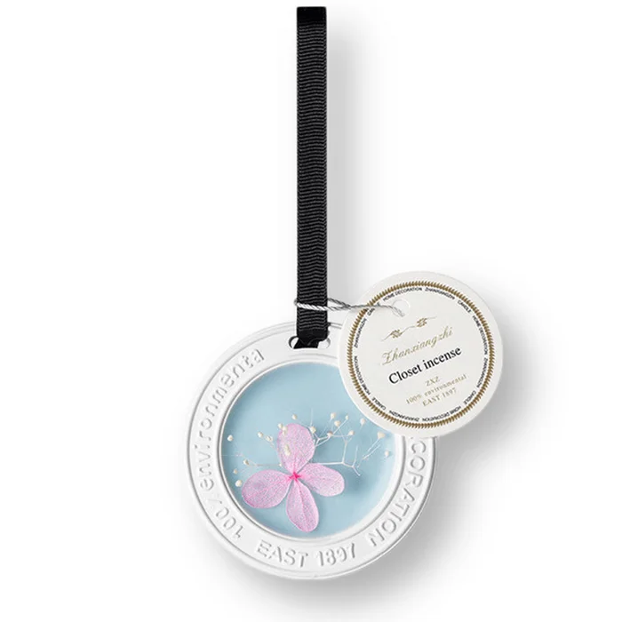 Aromatherapy gypsum pendant with expanded fragrance blue wind chime flavor 1 piece