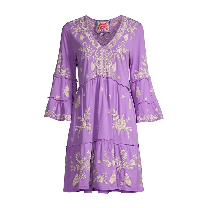 Arzella Knit Easy Tiered Dress