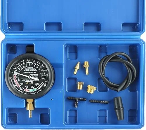 ATPEAM Vacuum and Fuel Pump Tester Gauge Kit, Fuel Pump Pressure Carburetor Intake Manifold Vacuum Test