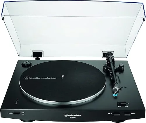 Audio-Technica AT-LP3xBT Fully Automatic Wireless Belt-Drive Turntable, Black