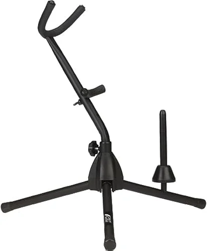 Audio2000'S AST4501 Alto/Tenor Saxophone Stand with Detachable Flute/Clarinet Peg