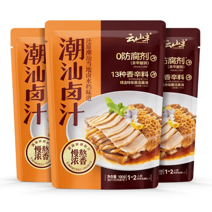 Authentic Teochew Braising Sauce Mix – 100g x 3 Packs