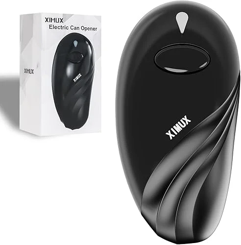 Auto Electric Can Openers for Kitchen for Seniors Automatic Can Opener Hands free for Any Size Can Quality-Engineered Motor Portable Small One Touch Opener Smooth Edge