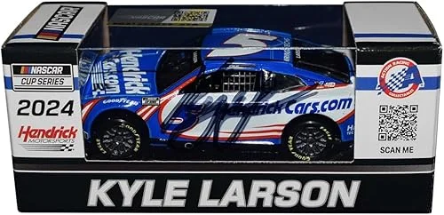 AUTOGRAPHED 2024 Kyle Larson #5 Hendrick Cars Racing (Next Gen Camaro) Signed 1/64 Scale NASCAR Diecast Car with COA