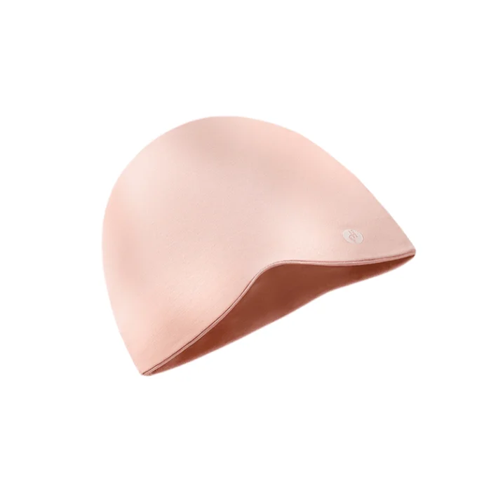 Autumn Winter Ear Protection Thickened Warmth Pile Hat Sleeping Shading Hat Pink 2
