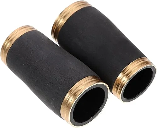 B Flat Clarinet 1 Pair 65mm Clarinet Barrel Adjustable Clarinet Barrel Practical Barrel for Clarinet High Pitch Clarinet Tube ABS Clarinet Tuning Tube Clarinet Accessory, Black