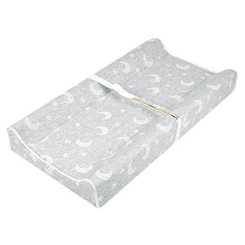 Baby Diaper Changing Table Pad, Contour Changing Pad for Dresser Top, Waterproof & Non-Slip, Includes a Cozy & Breathable & Washable Cover