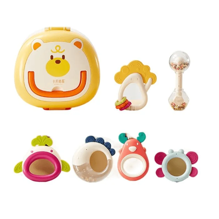 Baby Grasping Training Toys (6-piece Rattle Set) 18cm*1 Box