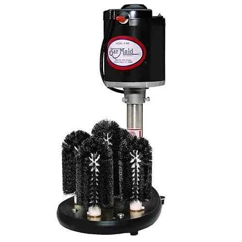 Bar Maid A-200 Electric Glass Washer, 1-(Pack), Black