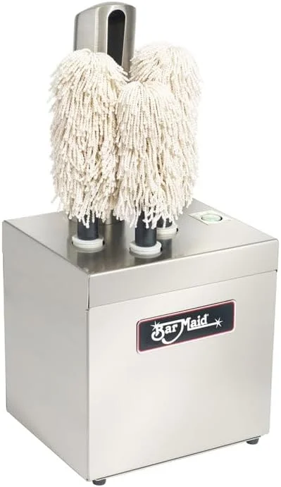 Barmaid GP-3MINI Electric Glass Polisher, Silver