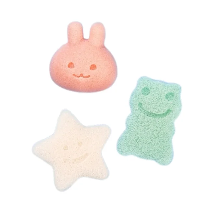 Bathing Baby Natural Sea Sponge Newborn Bathing-Sponge Baby 1Set