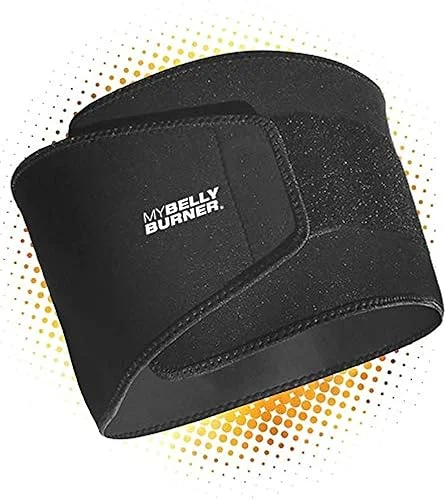Belly Burner Weight Loss Belt, Black, One-Size Fits All