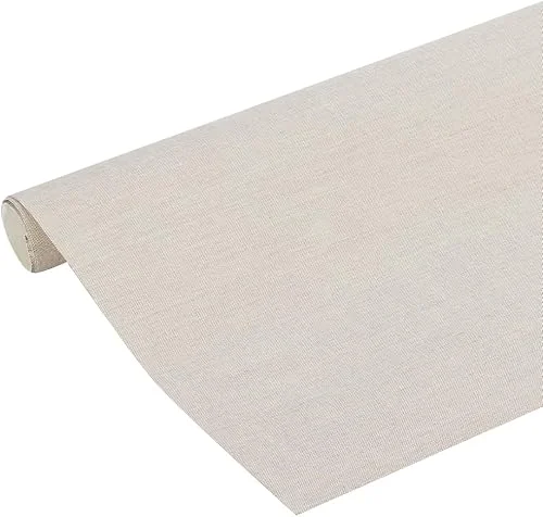 BENECREAT 29.5×15.7 Inch Book Bingding Cloth, Natural Linen Surface Paper Backed Bookcover Bookbinding Cloth for Book Album Binding Scrapbooking, Burlywood Blend