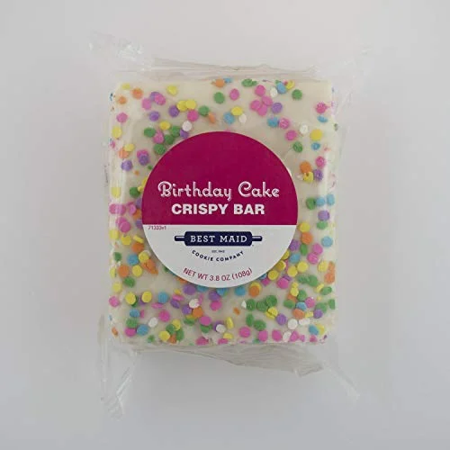 Best Maid, Birthday Cake Crispy Bar, 3.8 Oz
