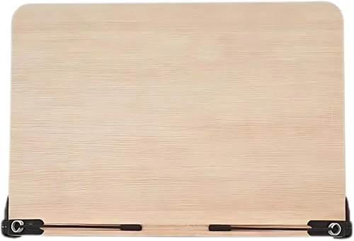 BestBookStand O102 Adjustable Foldable Book Stand – Portable & Compact, Durable MDF, Made in Korea – Ideal for Reading, Studying, and Tablet Support