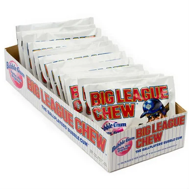 Big League Chew Packets (12pc)