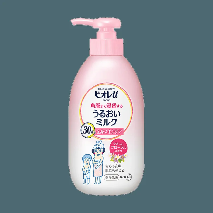 Biore U Body Milk Lotion # Floral Scent 300ml