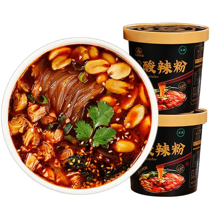 Black gold version of spicy and sour noodles 135g*2Pokes