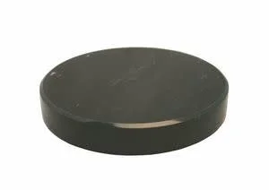 Black Round Marble Base 5″ Diameter x1 1/2″ #991021