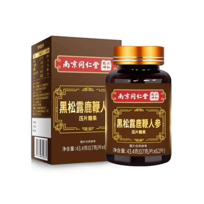 Black Truffle Deer Penis Ginseng Tablets 62 Tablets/Box Goji Berry Conditioning Tonic Genuine Deer Penis Health Care