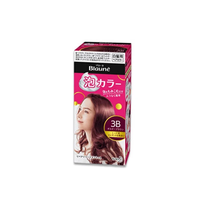 Blaune Pure Phyto Foam Hair Dye Covers Gray Hair #3B