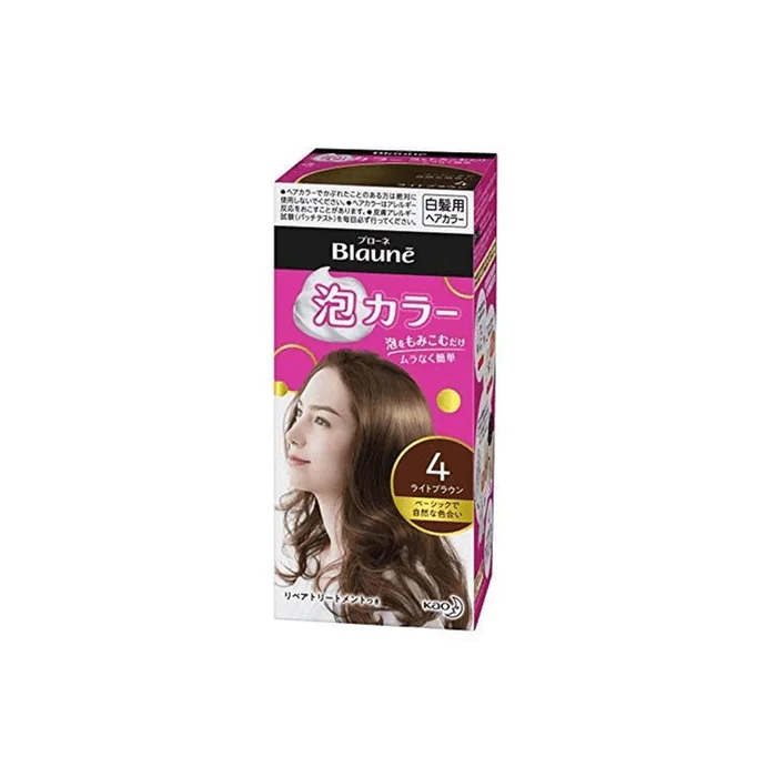 Blaune Pure Phyto Foam Hair Dye Covers Gray Hair #4