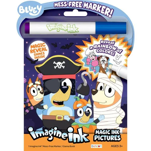 Bluey Halloween Imagine Ink
