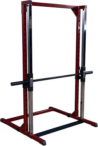 Body-Solid Best Fitness Smith Machine for Home Gym – Strength Training with Safety Bars, Adjustable Safeties, and Attachments for Squats, Bench Presses, Rows