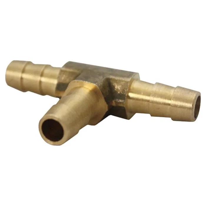 Brass 1/4 In. D X 1/4 In. D Tee Connector 1 Pk