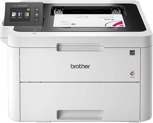 Brother HL-L3270CDW Compact Wireless Digital Color Printer with NFC, Mobile Device and Duplex Printing – Ideal -for Home and Small Office Use, Dash Replenishment Ready