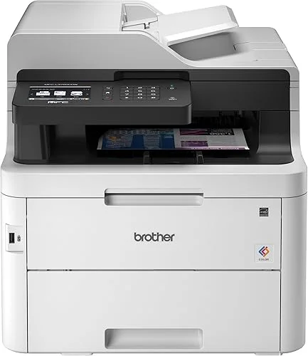 Brother MFC-L3750CDW Digital Color All-in-One Printer, Laser Printer Quality, Wireless Printing, Duplex Printing, Dash Replenishment Ready