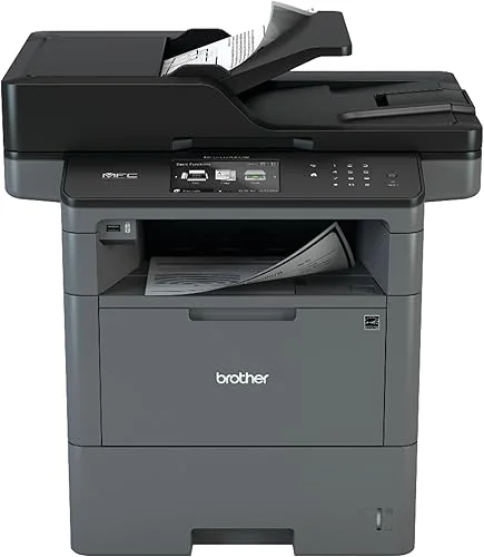 Brother Monochrome Laser Multifunction Printer, MFC-L6700DW, Advanced Duplex, Wireless Networking Capacity, 70-Page ADF Capacity Black,20.4′ x 19.5′ x 16.8′