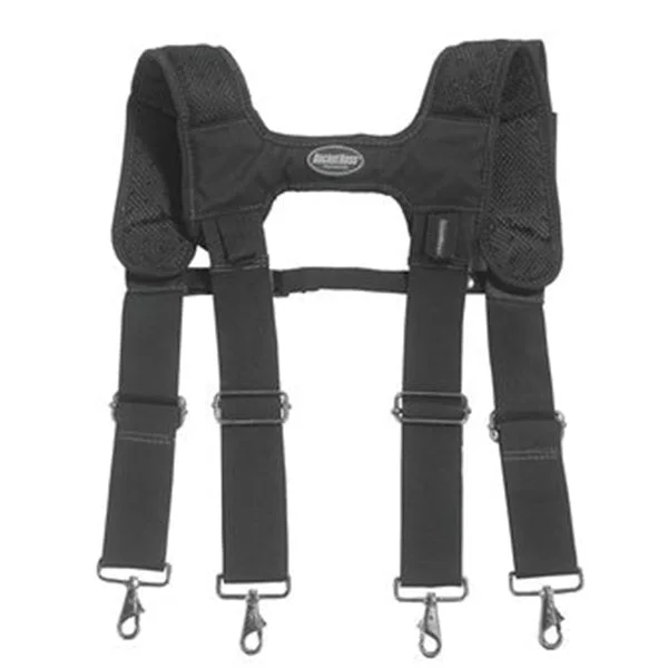 Bucket Boss LoadBear Series 57400 Suspender, Fabric, Black