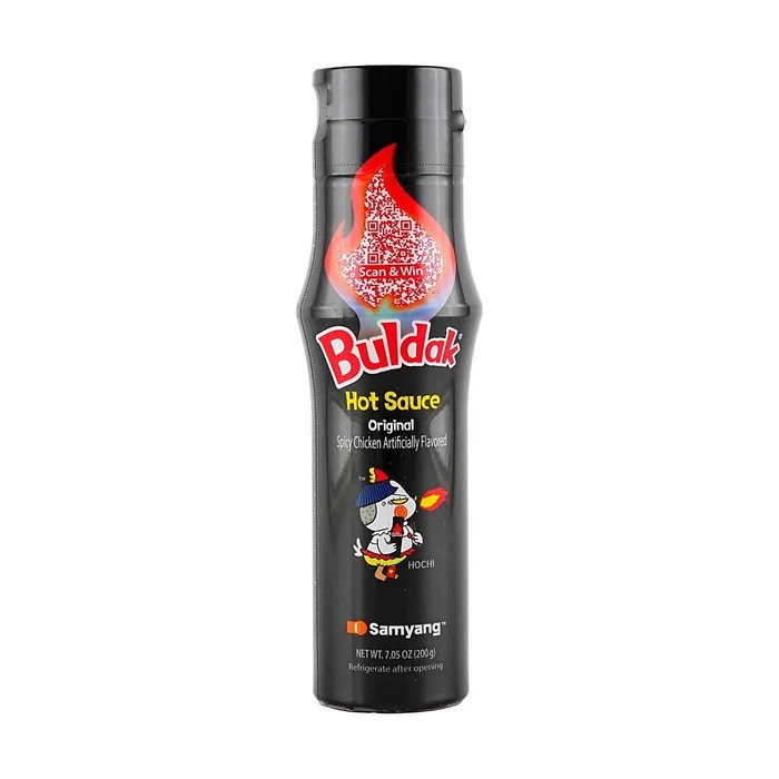 Buldak Original Hot Sauce -Korean Spicy Hot Chicken Flavor Sauce , 7.05 oz